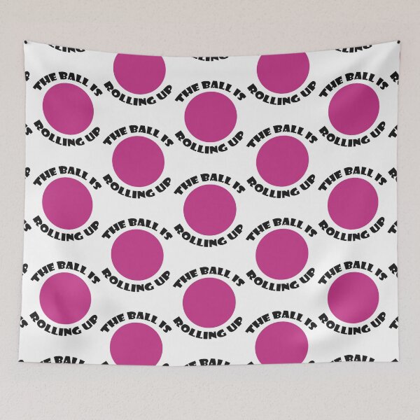 Item preview, The Ball Is Rolling Up (Pink) designed and sold by caradocazandre.