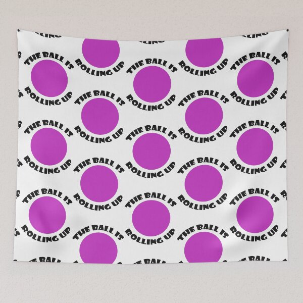 Item preview, The Ball Is Rolling Up (Purple) designed and sold by caradocazandre.