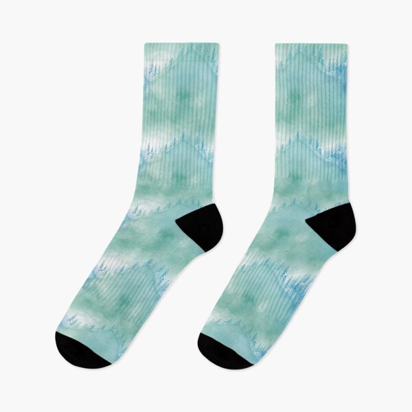 Item preview, Infinite watercolor mountains designed and sold by Oruel2727.