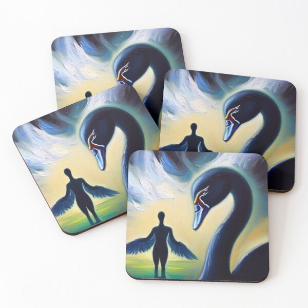 Item preview, Spirit Animal Black Swan 4 designed and sold by CrankyOldDude.