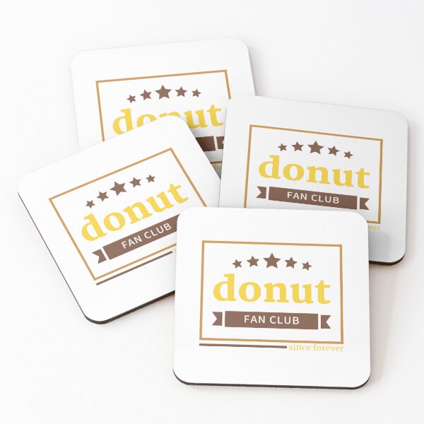 Item preview, Donut Fan Club since forever designed and sold by WhitepaperStyle.