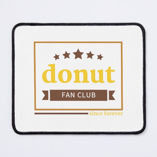 Item preview, Donut Fan Club since forever designed and sold by WhitepaperStyle.