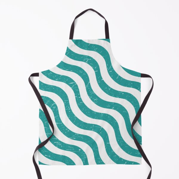 Item preview, aqua wave pattern designed and sold by thats2gay.