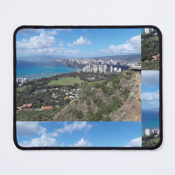 Item preview, Honolulu Heights Diamond Head Crater View (tiled) designed and sold by KanuteSeithr.