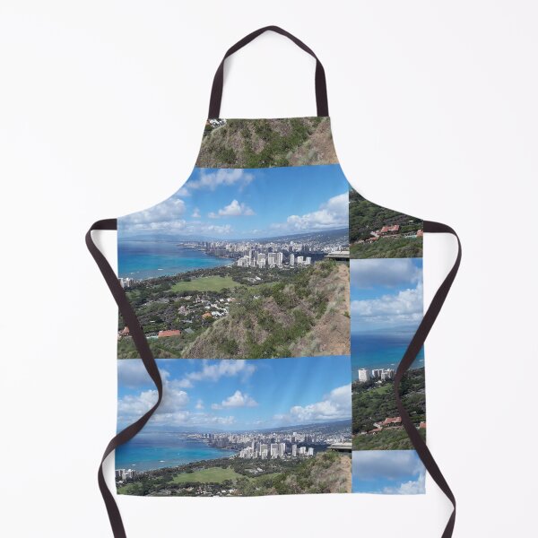 Item preview, Honolulu Heights Diamond Head Crater View (tiled) designed and sold by KanuteSeithr.