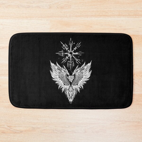 Item preview, Raven Odin Vegvisir Valknut designed and sold by Christine Krahl.