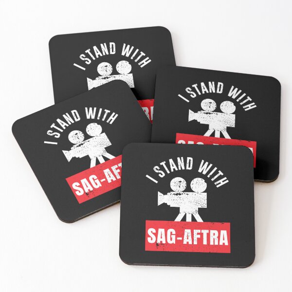 Artikelvorschau, Ich stehe an der Seite der SAG-AFTRA – Screen Actors Guild of America im Streik entworfen und verkauft von Designer-Girl.