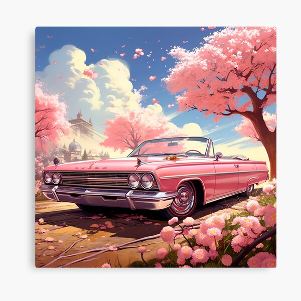Cherry Blossom Car Canvas Prints for Sale | Redbubble