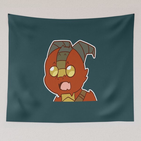 Item preview, surprised dragonborn designed and sold by OrsonPlympton.