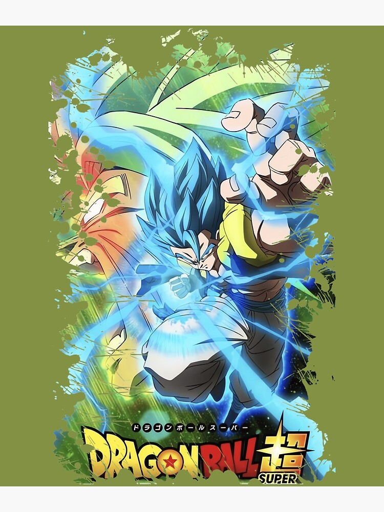 Dragon Ball Broly versus Gogeta Blue Poster 12inx18in