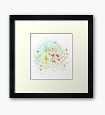 Bee Happy! Springtime Framed Print