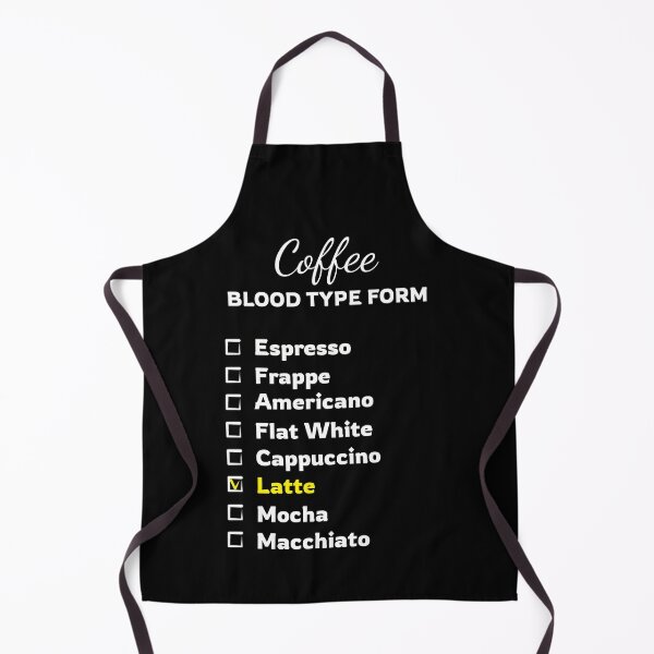 Item preview, Coffee blood type form for coffee lovers | chose Latte designed and sold by twisted-dot.