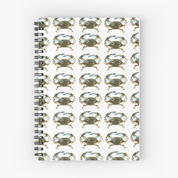Item preview, Blue Crabs On White Pattern designed and sold by Profitrip.