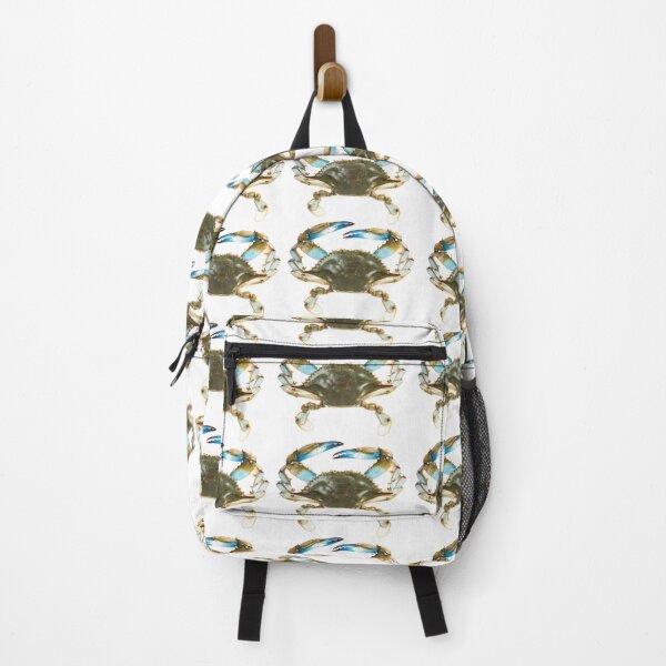 Item preview, Blue Crabs On White Pattern designed and sold by Profitrip.