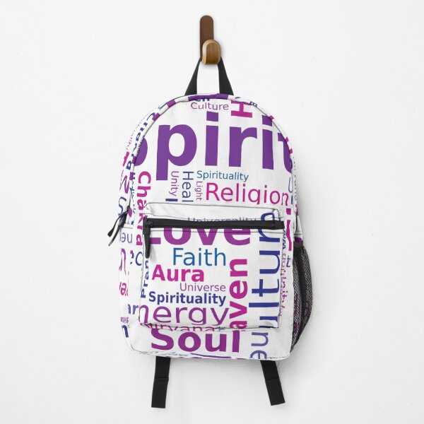 Item preview, Spirituality Word Cloud Tags letters in Pink / Violet Colors designed and sold by InfinityDsigns.