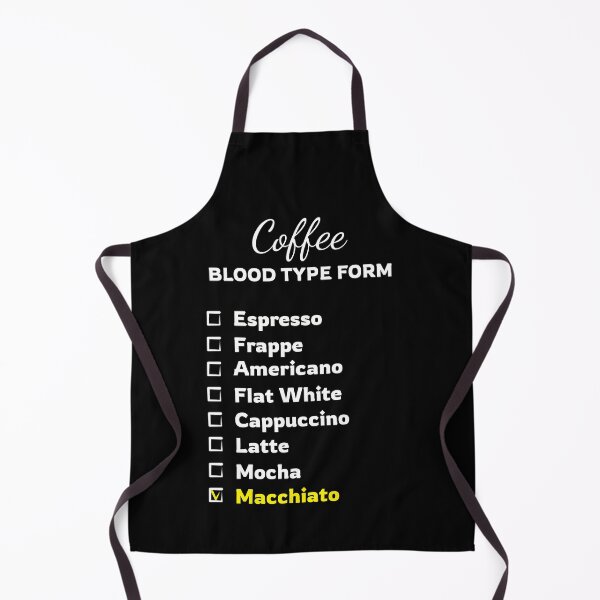 Item preview, Coffee blood type form for coffee lovers | chose Macchiato designed and sold by twisted-dot.