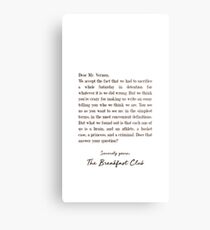 The Breakfast Club Metal Print