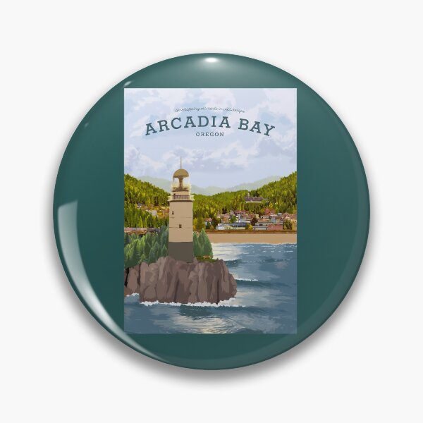 Item preview, Life is Strange - Arcadia Bay Travel Poster (Day)   	 designed and sold by wfrucmcks24.