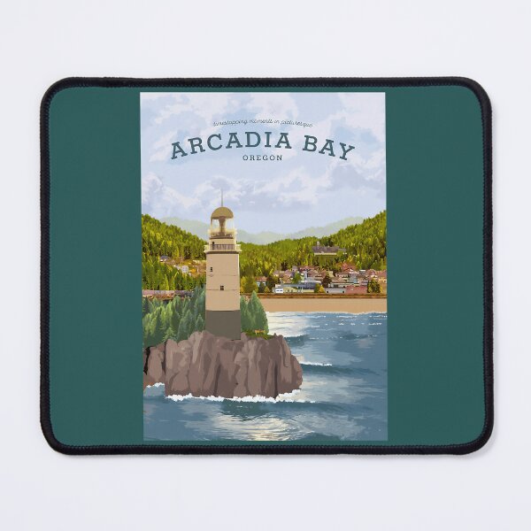 Item preview, Life is Strange - Arcadia Bay Travel Poster (Day)   	 designed and sold by wfrucmcks24.