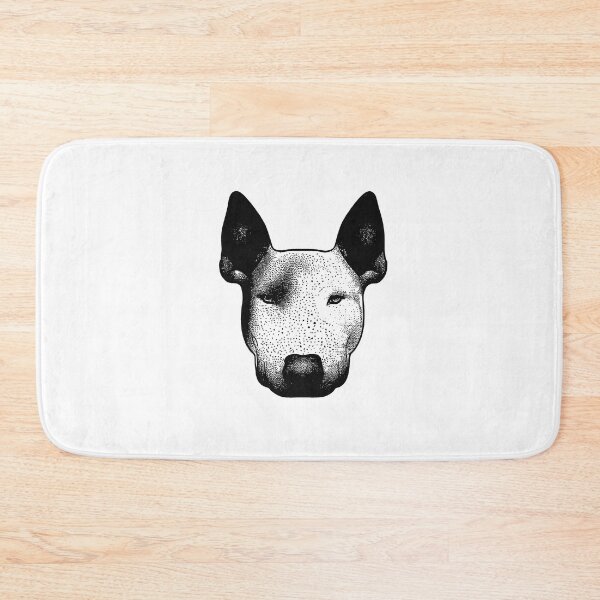Item preview, Bullterrier Inked: Captivating Sticker Featuring a Tattooed Bullterrier, Celebrating the Artistry and Love for Bullterriers in a Unique Design designed and sold by Koolzilla.