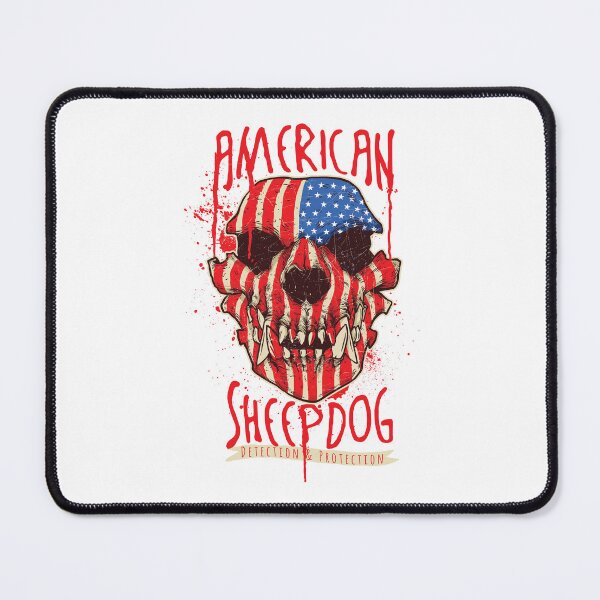 Item preview, American Sheepdog Detection And Protection designed and sold by Popular Designs.
