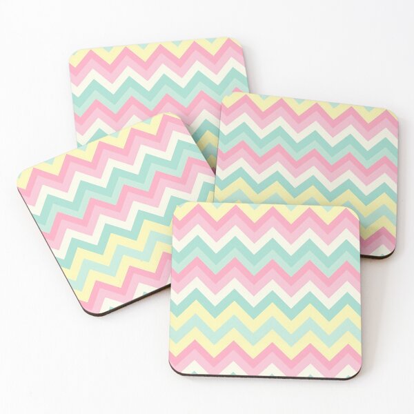 Aperçu de l'œuvre Modèle sans couture pastel zigzag créée et vendue par PatternStudios.