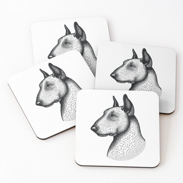 Item preview, love Bullterrier Inked: Captivating Sticker Featuring a Tattooed Bullterrier, Celebrating the Artistry and Love for Bullterriers in a Unique Design designed and sold by Koolzilla.