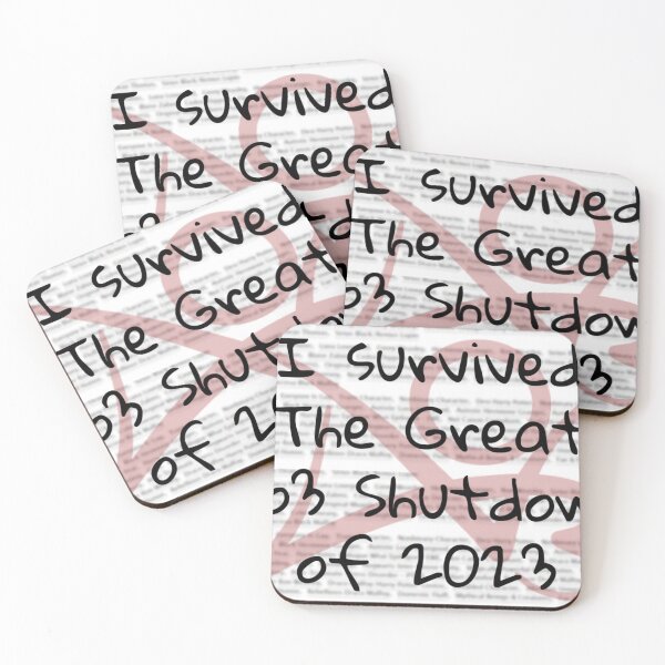 Item preview, I survived The Great Ao3 Shutdown of 2023 designed and sold by Shady_Boi.