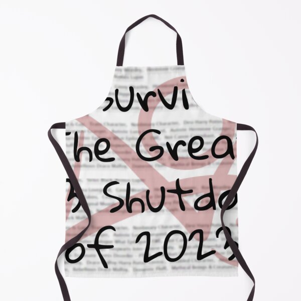 Item preview, I survived The Great Ao3 Shutdown of 2023 designed and sold by Shady_Boi.