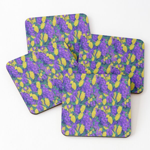 Artikelvorschau, Wisteria Leaves repeating pattern entworfen und verkauft von kiyaansh16.