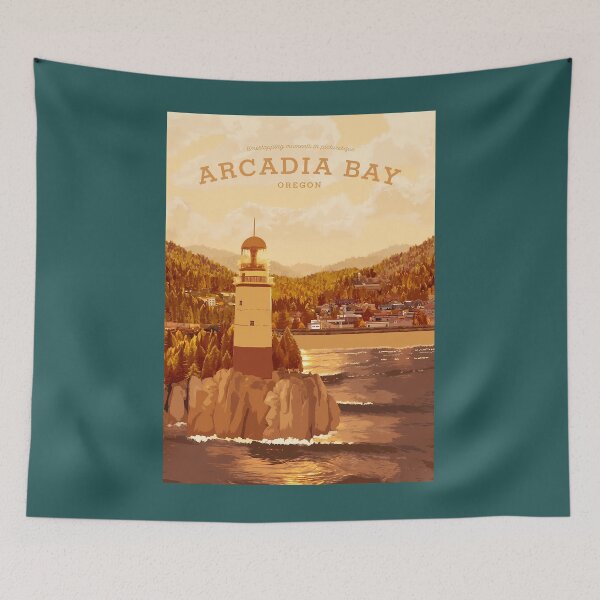 Item preview, Life is Strange - Arcadia Bay Travel Poster (Sunset)   	 designed and sold by wfrucmcks24.