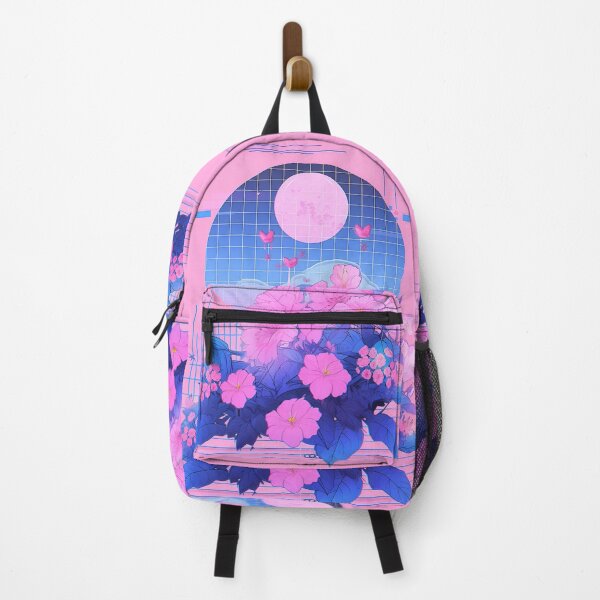 Item preview, Vaporwave Flowers designed and sold by MarsCreativeLab.