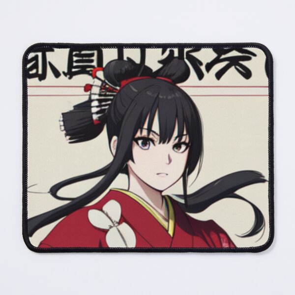 Item preview,  Samurai female Warrior  with Dog in Anime Style- Essential T-shirt  designed and sold by PatriciaReyes.