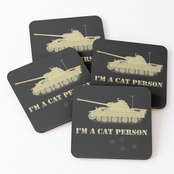 Item preview, Im A Cat Person Panzer V Panther designed and sold by FAawRay.