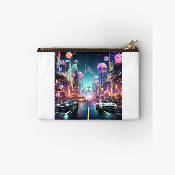 Item preview, Retro futurism city no 1  designed and sold by Sylwia Kuc.