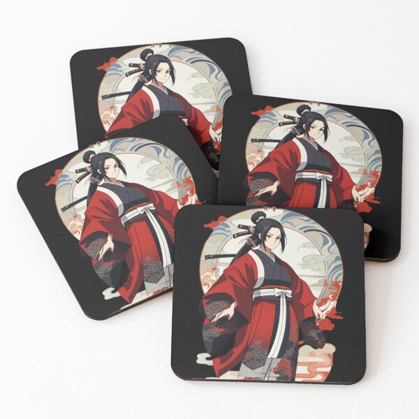 Item preview, Samurai female Warrior in Anime Style- Essential T-shirt  designed and sold by PatriciaReyes.