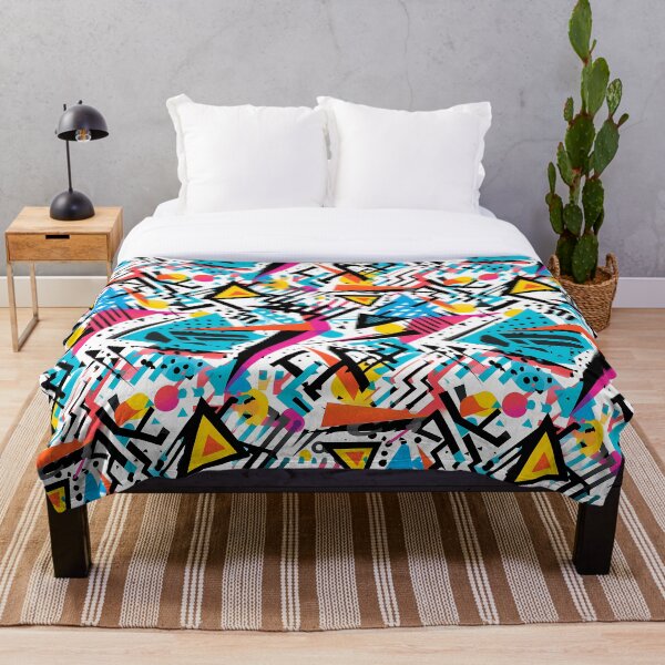 Artikelvorschau, Geometrisches Retro-Graffiti-nahtloses Muster entworfen und verkauft von PatternStudios.