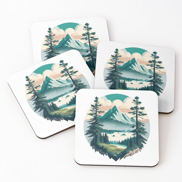 Item preview, Majestic Wilderness: Mountains and Forest Serenity designed and sold by DetHim.