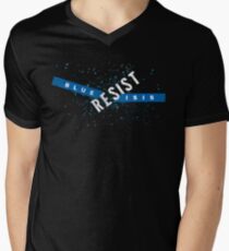 Resist Blue ISIS Men's V-Neck T-Shirt