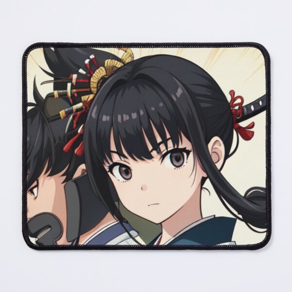 Item preview,  Samurai female Warrior with Katana  in Anime Style- Essential T-shirt  designed and sold by PatriciaReyes.