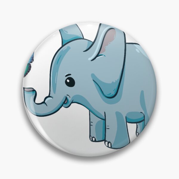 Item preview, Cutie  baby elephant sticker designed and sold by KRVC Studio .