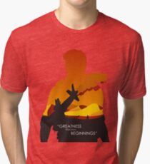 Greatness from small beginnings Tri-blend T-Shirt