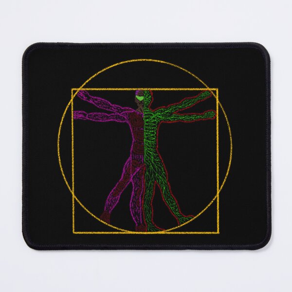 Item preview, Vitruvian Man Of The New World designed and sold by Grid Crab.