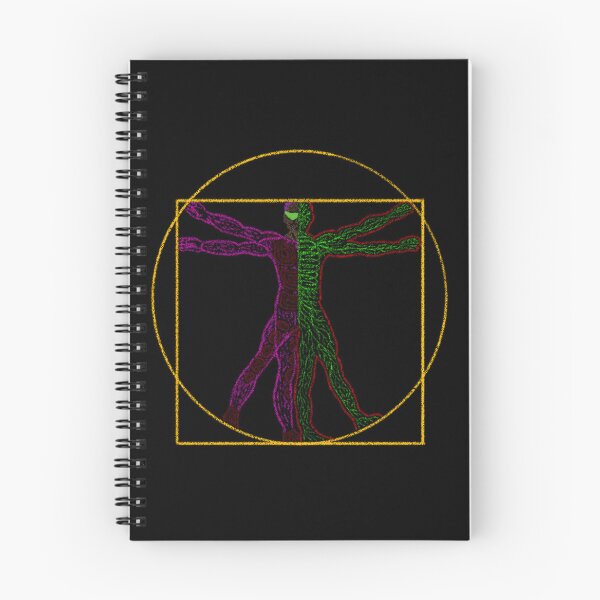 Item preview, Vitruvian Man Of The New World designed and sold by Grid Crab.