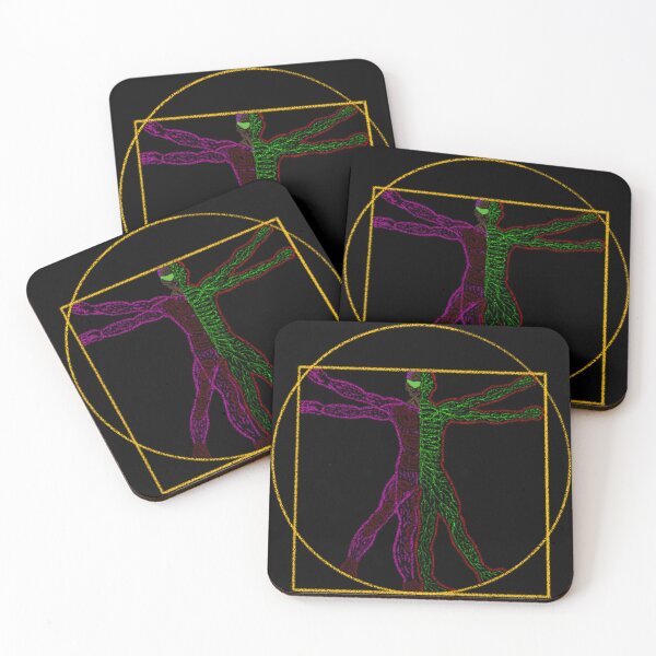 Item preview, Vitruvian Man Of The New World designed and sold by Grid Crab.