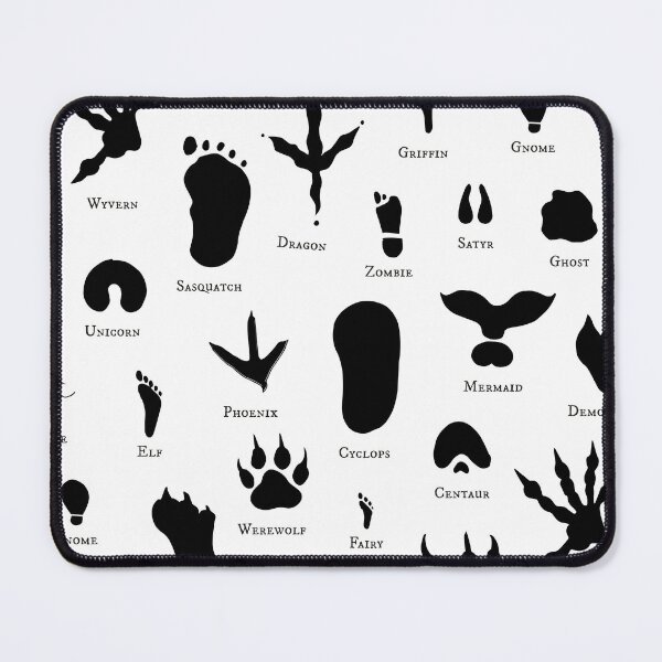 Item preview, Field Guide to Rare Creatures Tracks | Cryptid Footprints designed and sold by Zab Butler Design.