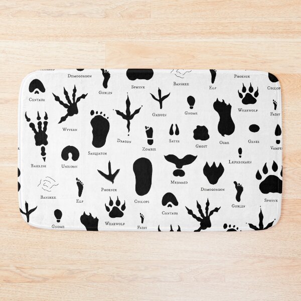 Item preview, Field Guide to Rare Creatures Tracks | Cryptid Footprints designed and sold by Zab Butler Design.
