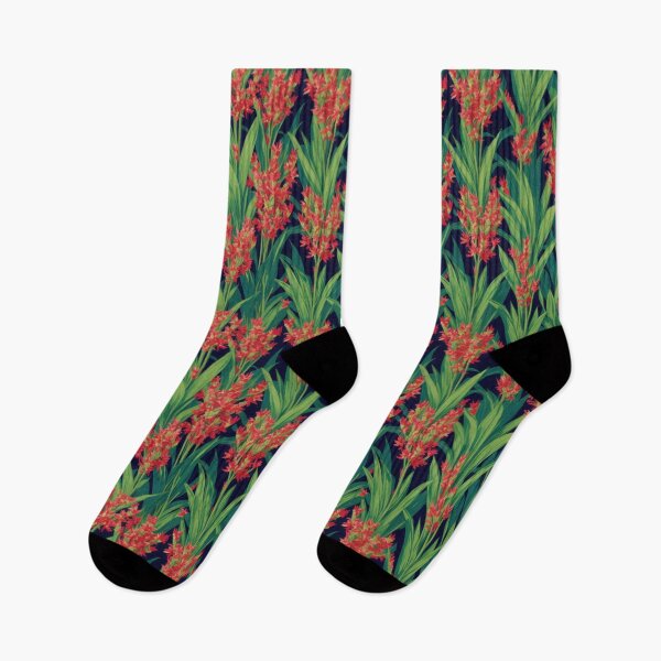 Item preview, colorful Yucca tree Leaves and flowers designed and sold by kiyaansh16.