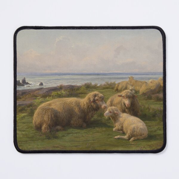 Item preview, Sheep by the Sea (1865) - Rosa Bonheur designed and sold by SALON DES ARTS.
