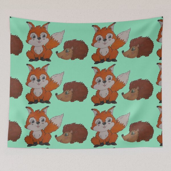 Item preview, Foxy and Hedgehog designed and sold by ArtWorkOfDR.